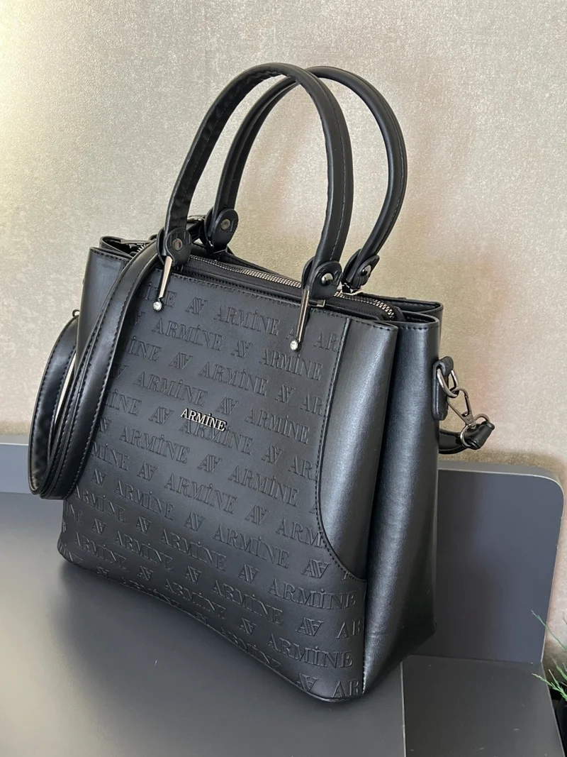 ARMINE ARM.208.SH.L Special Color Konbin Leather Ladies Handbag Designed as Hand and Shoulder Bag