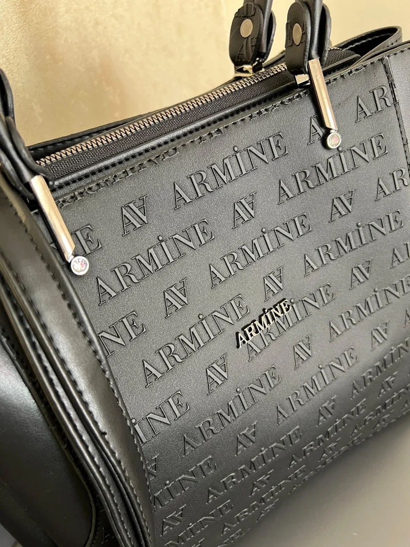 ARMINE ARM.208.SH.L Special Color Konbin Leather Ladies Handbag Designed as Hand and Shoulder Bag