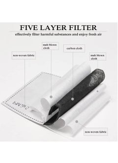 Excefore 20 Pieces PM Filters for Super Protective Face Shield  - Image 2