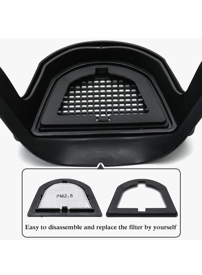 Excefore 20 Pieces PM Filters for Super Protective Face Shield - Image 5