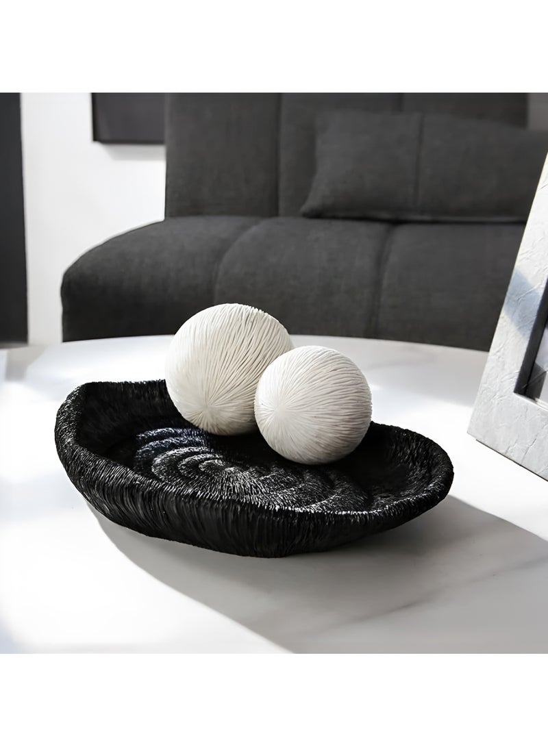 luid Coral Decorative Platter Outdoor Tray Coffee Table Tray Fruit countertop Home Creative Decoration Kitchen  - Image 3