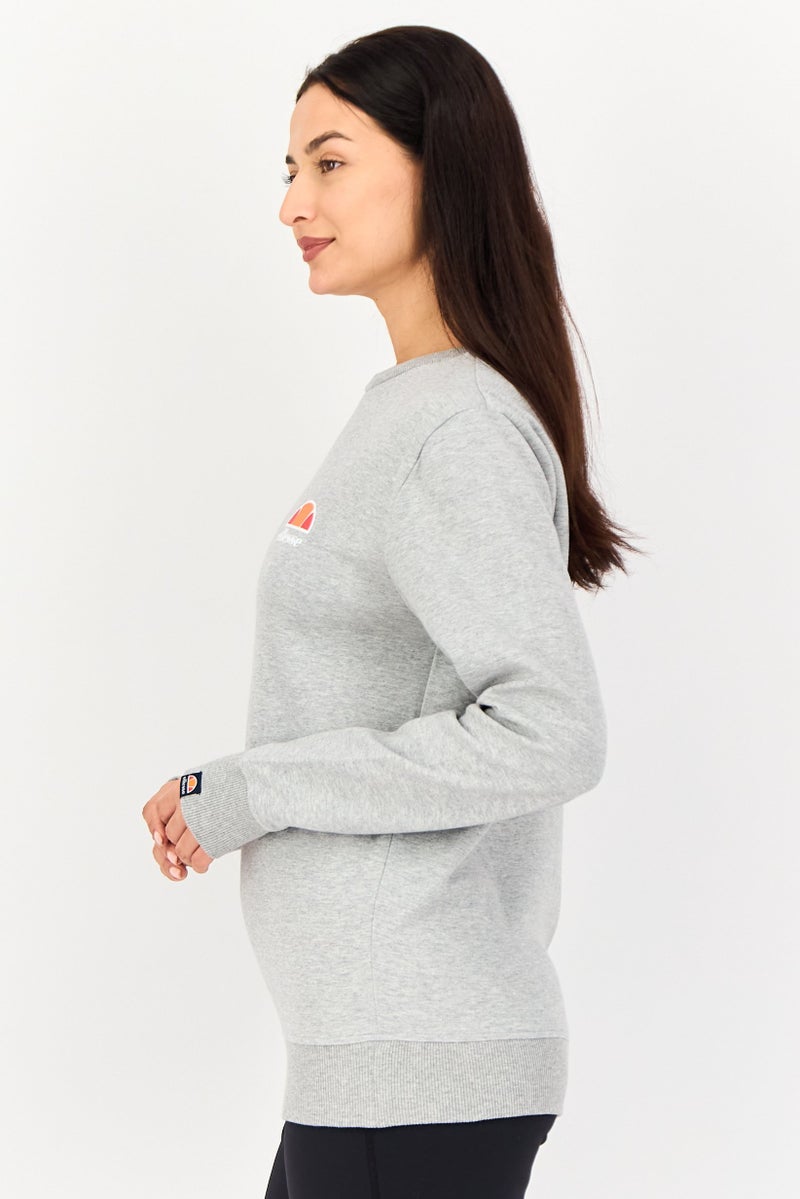 Ellesse Women Sportswear Fit Long Sleeve Ashburton Outdoor Sweatshirt, Grey - Image 2
