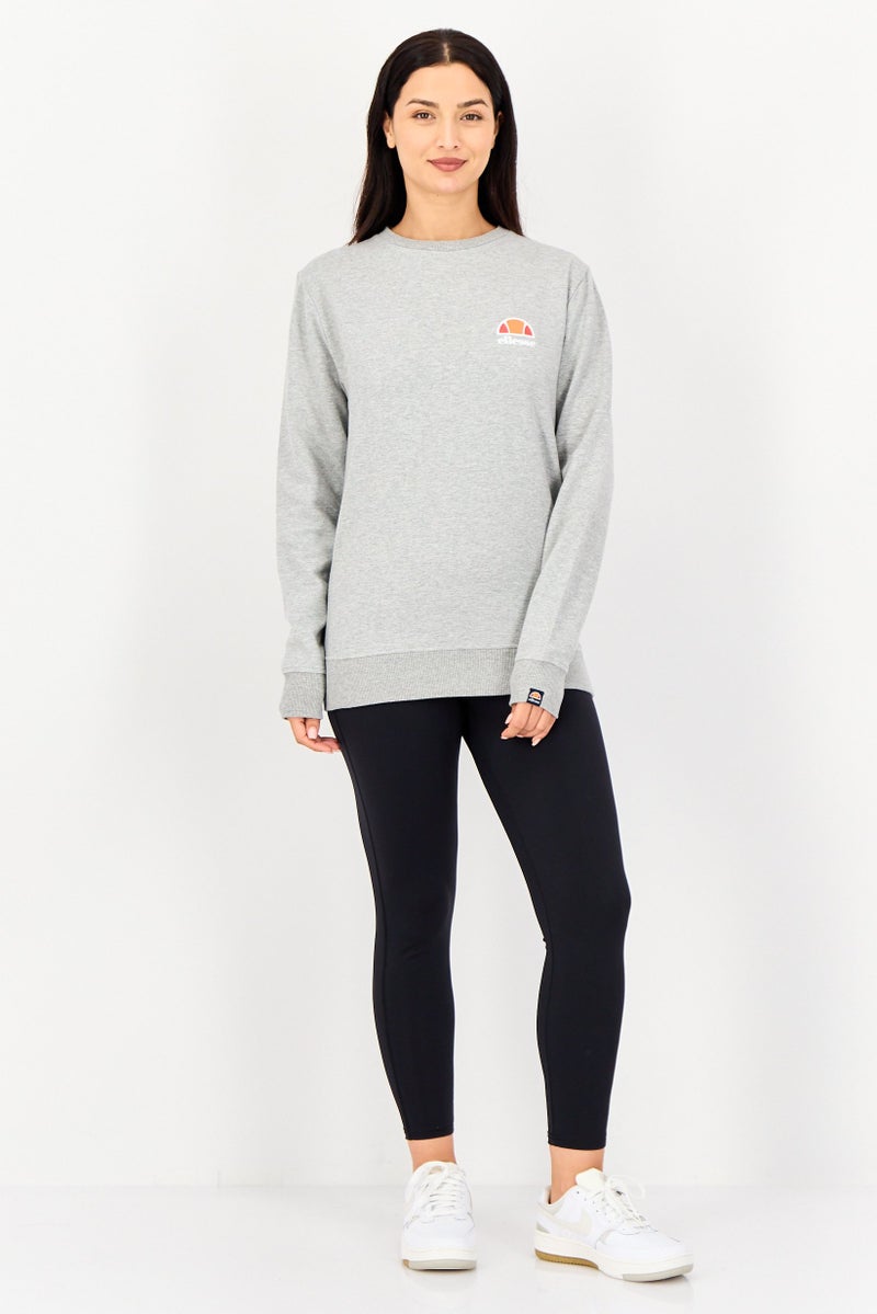 Ellesse Women Sportswear Fit Long Sleeve Ashburton Outdoor Sweatshirt, Grey - Image 4