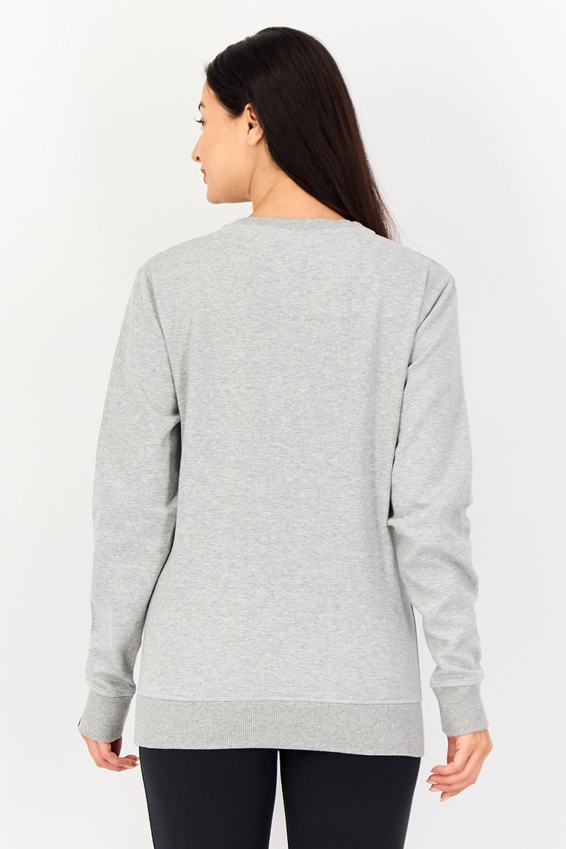 Ellesse Women Sportswear Fit Long Sleeve Ashburton Outdoor Sweatshirt, Grey - Image 3