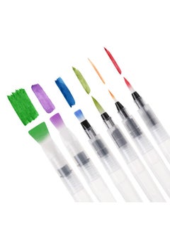 Mr. Pen - Watercolor Brush Pens, 6 Pcs, Water Brush Pens For Watercolor, Water Color Pen, Watercolor Paint Pens, Refillable Watercolor Brush Pens, Water Paint Brush, Water Brushes For Watercolor  - Image 1