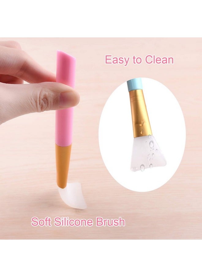 FEPITO Silicone Stir Sticks Kit Includes 9 Pcs Silicone Stir Sticks 4 Pcs Silicone Epoxy Brushes 2 Pcs Silicone Spatula For Mixing Resin Paint Epoxy Diy Crafts  - Image 4