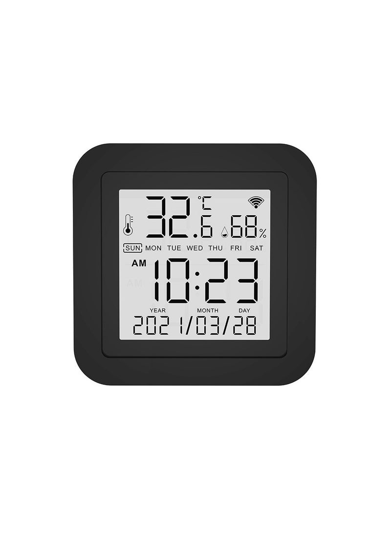 Lezonic - Smart Temperature Sensor,Hygrometer,IR Remote Control,Universal,Control Through TUYA App,Compatible With Alexa And Google Assistant For TV,AC,Audio,And DVD - Image 1