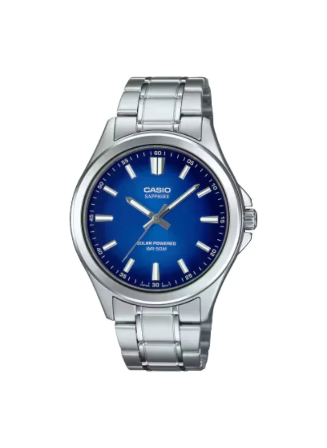 كاسيو Men's Stainless Steel Analog Watch MTS-RS100D-2AVDF - 41.7 mm