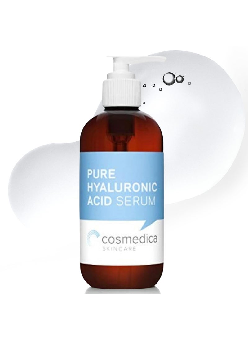 Cosmedica Skincare - Hyaluronic Acid Serum for Skin 100% Pure-Anti-Aging Serum - Intense Hydration + Moisture, Non-greasy, Paraben-free Hyaluronic Acid for Your Face 8 oz - Image 1