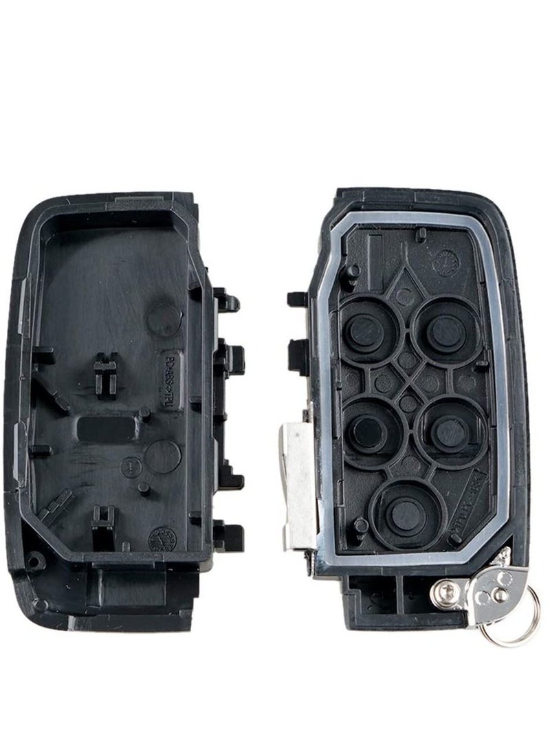althiqahkey Car Key Fob Case 5 Button ABS Black Smart Car Remote Key Fob Case Cover Shell Accessories Fit for Range Rover Evoque 2012 to 2016 - Image 5