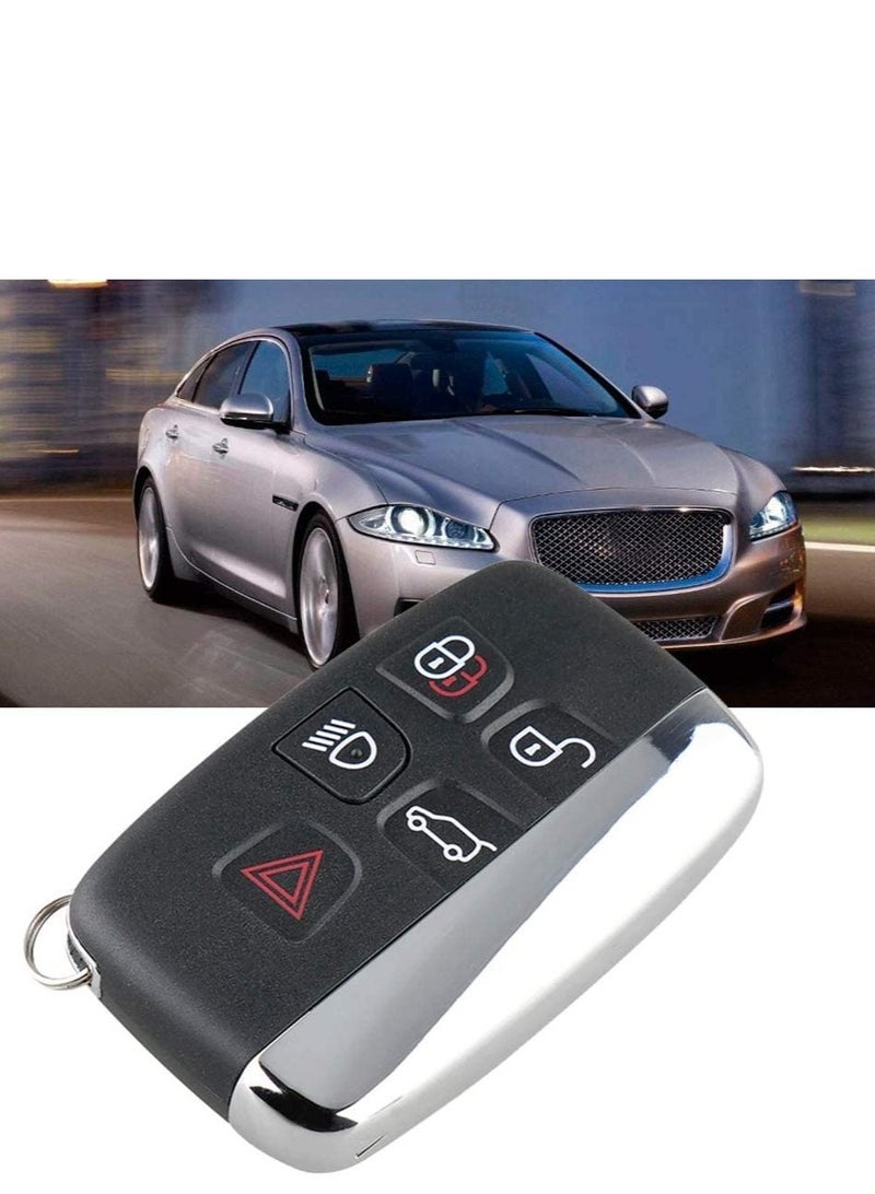 althiqahkey Car Key Fob Case 5 Button ABS Black Smart Car Remote Key Fob Case Cover Shell Accessories Fit for Range Rover Evoque 2012 to 2016 - Image 4