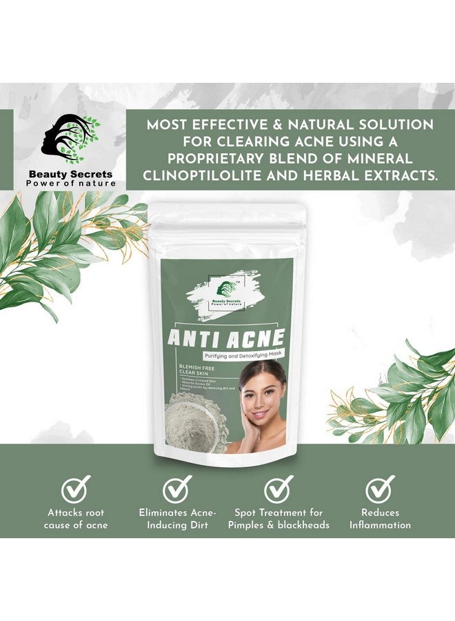 Beauty Secrets Anti Acne Face Mask for Women and Men (50 gm) for Oily and Acne Prone Skin | Helps to prevent Pimples & Breakouts - Image 4