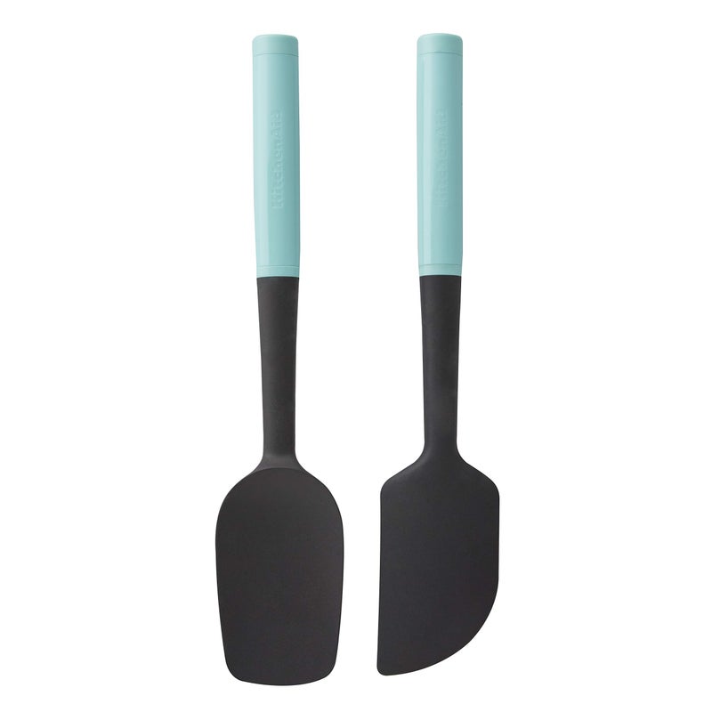 KitchenAid KQ437OHAQA Universal Spatula Set 2Piece Aqua