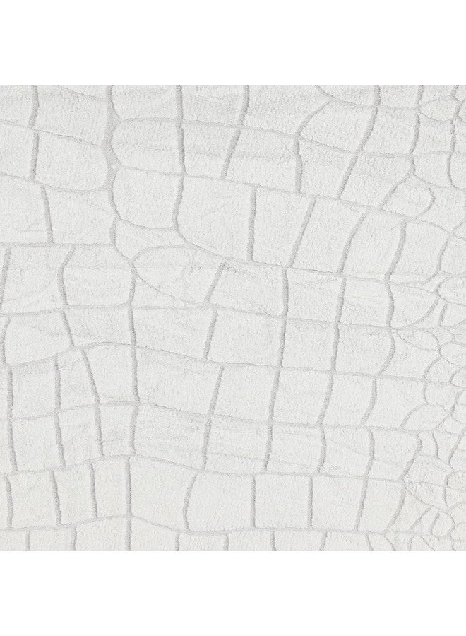 House of Quirk Universal Jacquard Crocodile Fabric Sofa Cover Soft Touching Cover for Couch Flexible Stretch Sofa Slipcover (Three Seater, Smoke) - Image 5