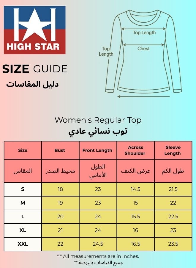 HIGH STAR Women's Multicolour 100% Cotton Striped Regular Fit Top  - Image 4