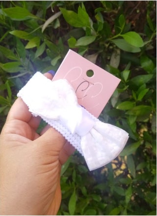 WHITE WITH RIBBON SOFT HEAD BAND - pzsku/Z4E9CD648C5D976A5EF44Z/45/_/1725559699/555ba19f-1455-40fb-b25d-12c597e088f7