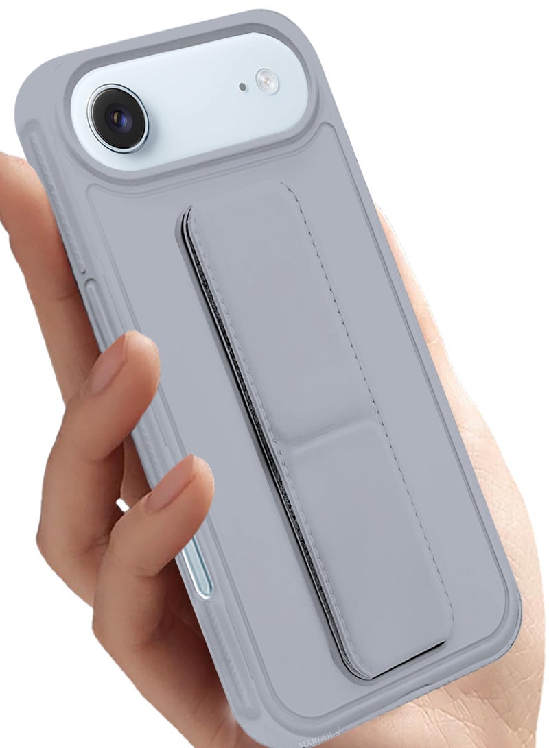 CATANES 3 Packs Premium PU Leather Case for iPhone 17 Air with Stand Function Shockproof and Anti Scratch Finger Grip with Two Privacy Screen Protector - Image 5