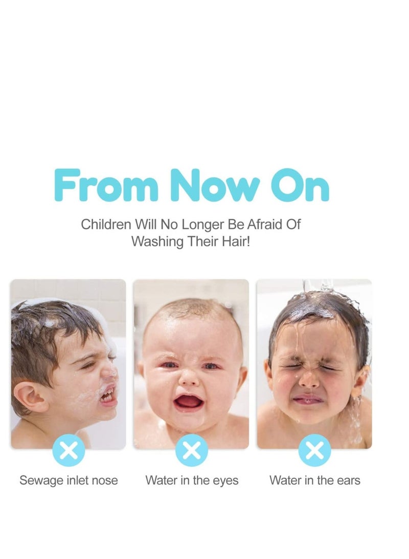 غطاء رأس قابل للتعديل للاستحمام للأطفال باللون الأصفر - Image 3