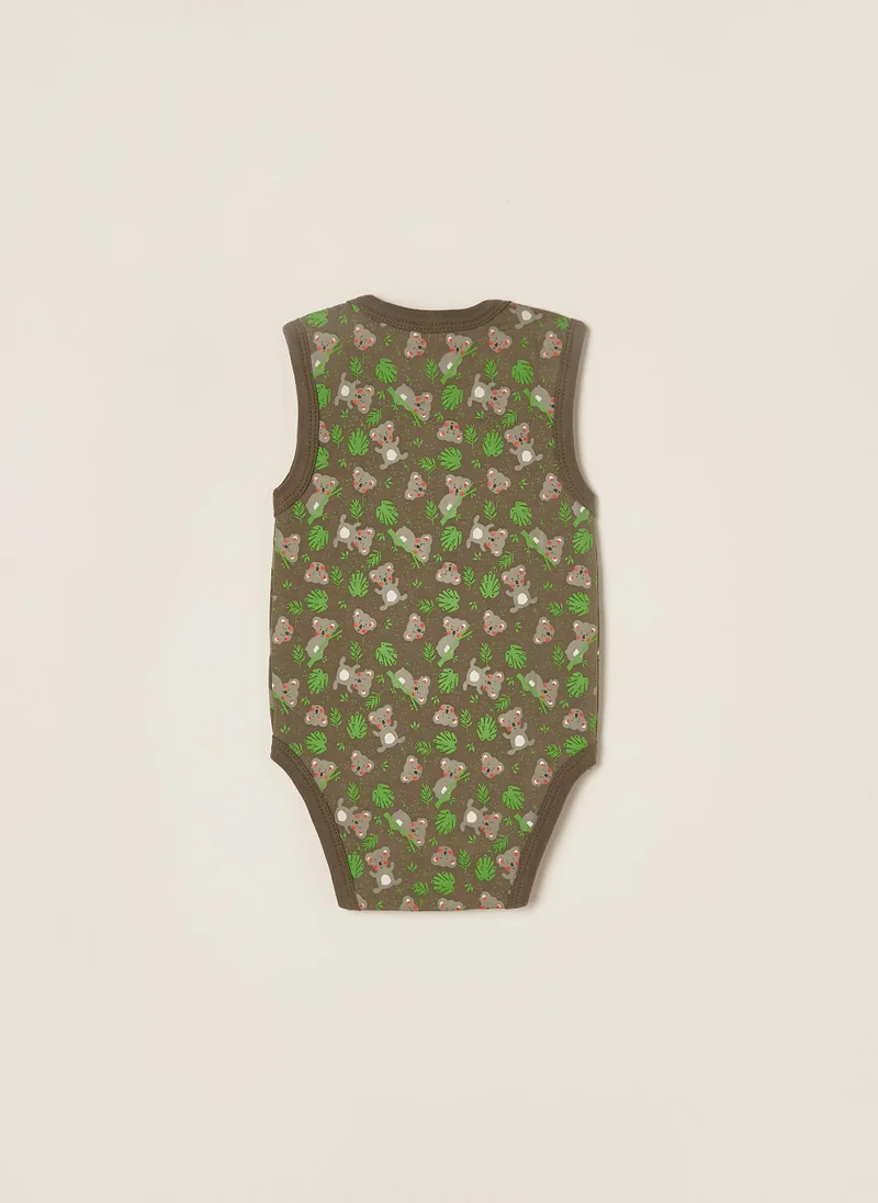 زيبي 5 Bodysuits for Baby Boys 'Koala', Multicoloured