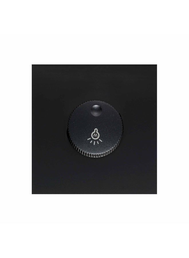 Donmarco Light Dimmer Switch 1000W – Adjustable Brightness Control, Ultra Thin Glass, Durable, Fire-Resistant Electric Switch, 3-Year Warranty, Wall Switch & Lighting Control (Matt Black) - Image 1