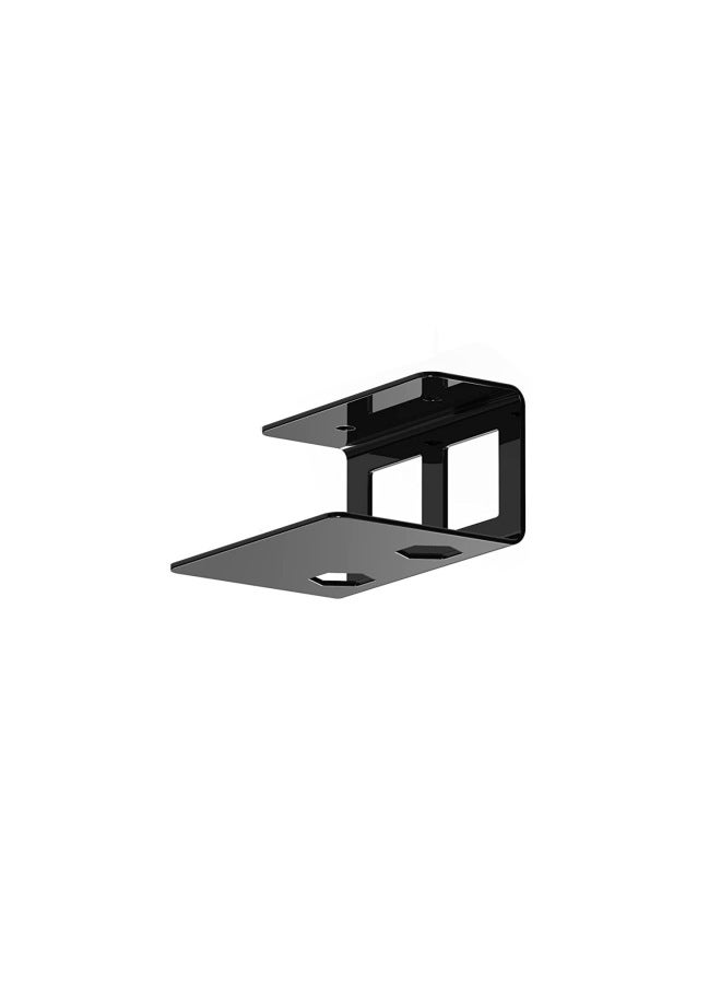 Ebay Hot Laptop Bracket Storage Bracket Invisible Storage Table Notebook Creative Metal Tray Bracket-Color:Black