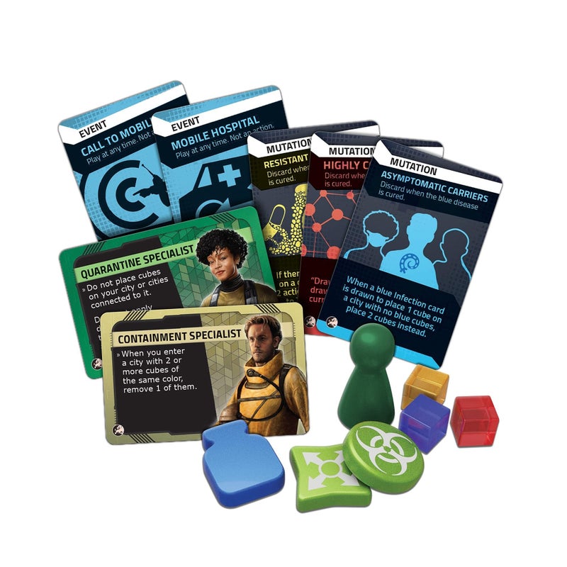 Z-Man Games لعبة Pandemic Hot Zone: أوروبا - مغامرة تعاونية لمكافحة الأمراض، لعبة استراتيجية للأطفال والبالغين، للأعمار من 8 سنوات فما فوق، 2-4 لاعبين، مدة اللعب 30 دقيقة، من إنتاج Z-Man Games - Image 4