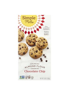 Simple Mills Simple Mills, Crunchy Almond Flour Cookies, Chocolate Chip, 5.5 oz (156 g)  - Image 1