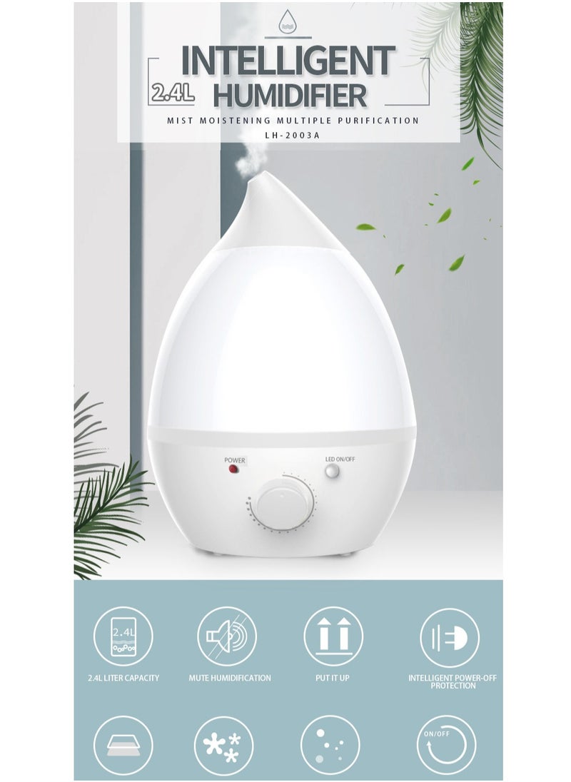 Beauenty Cool Mist Humidifier for Baby with Diffuser Baby Humidifier for Bedroom, office，Nursery + Large Rooms, Quiet, Auto Shut Off, Runs +16hrs  - Image 2