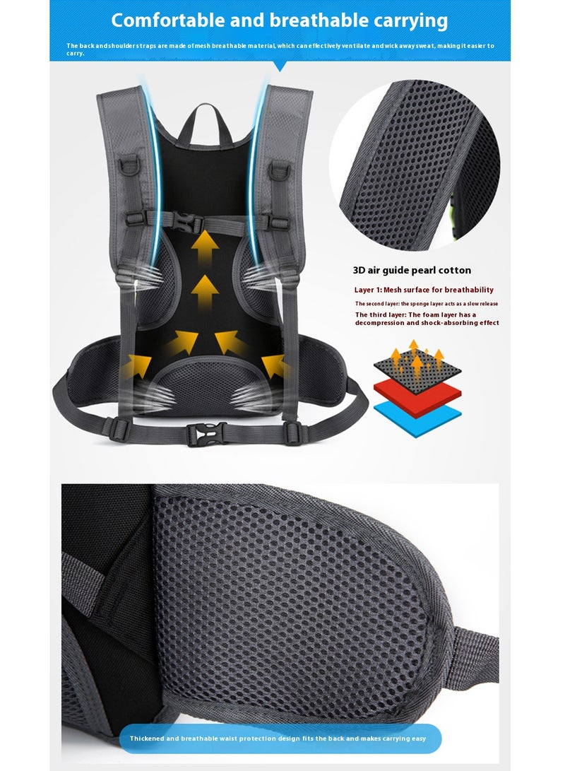 Generic Waterproof backpack for running, hiking, mountain biking and cycling, with helmet capacity, suitable for both men and women  - Image 2