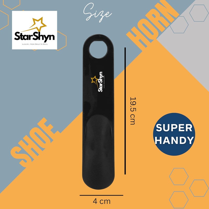 StarShyn Premium ABS Plastic Shoe Horn | 6 Inch Shoe Horn | Quick Shoe Slip-On - Image 2