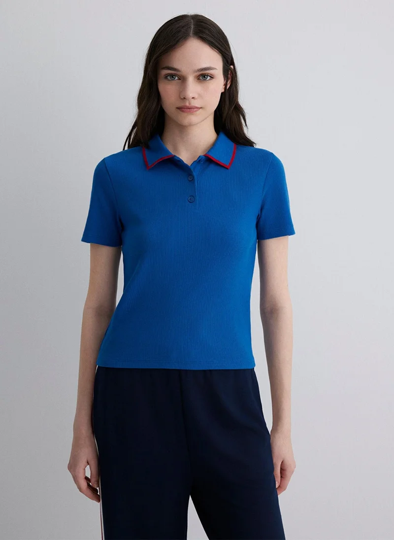 MAVI Blue Polo T-Shirt