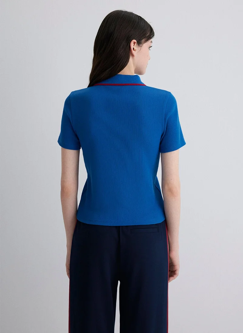 MAVI Blue Polo T-Shirt