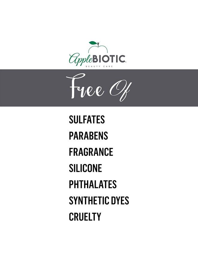 AppleBiotic Apple Cider Vinegar Facial Serum With Hyaluronic Acid For All Skin Types Moisturizing Antioxidant Day And Night Face Hydration (1 Oz) (Pkg May Vary) - Image 3