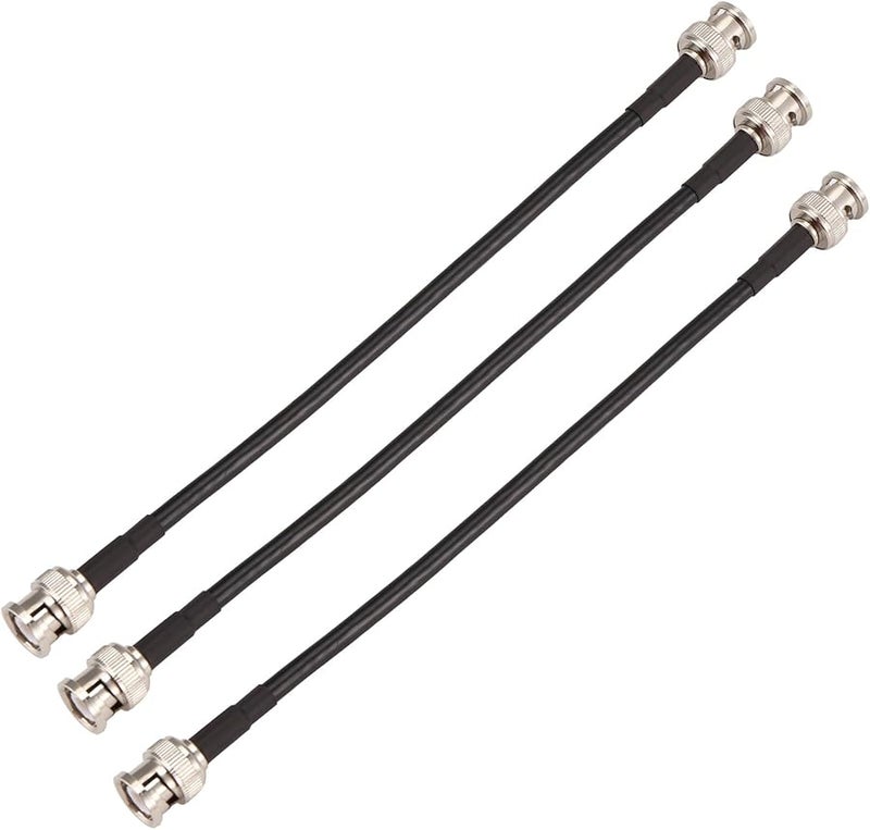 RG58 BNC Male to Male Crimp Coaxial Jumper Cable 0 2M Oscilloscope Signal Wire - Image 2