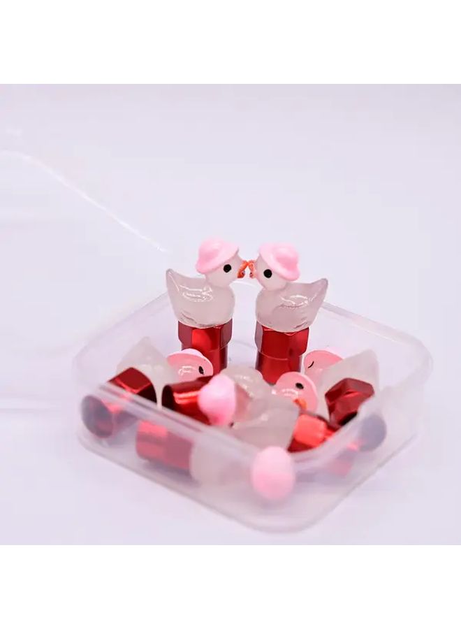 Glow In The Dark Duck Valve Caps Aluminum Half Hexagonal Style A 4pcs Universal - Image 2