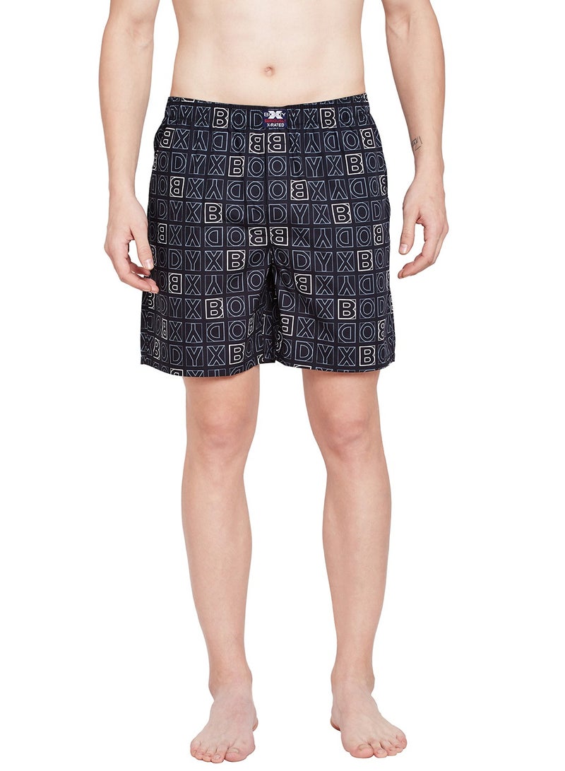 Bodycare Men’s Casual Shorts | Black&Grey| Sizes S-XL - Image 1
