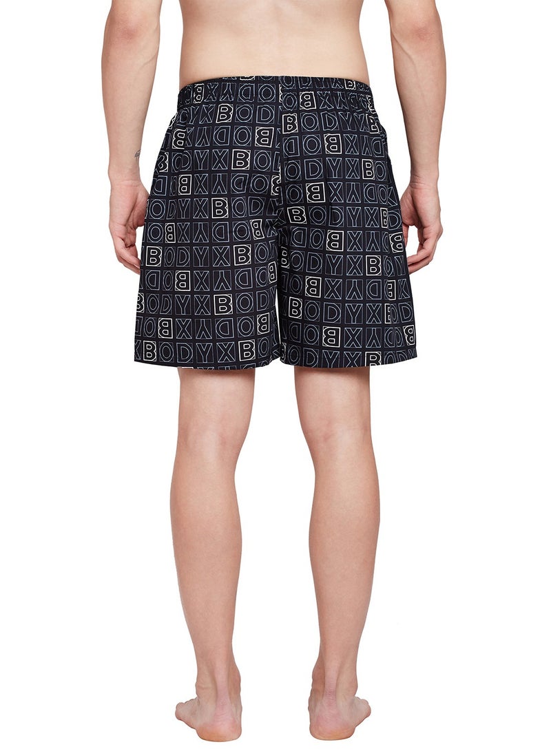 Bodycare Men’s Casual Shorts | Black&Grey| Sizes S-XL - Image 3