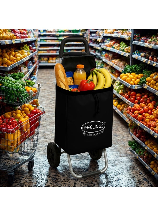 Feelings Feelings Shopping Trolley  - Black  - Image 4