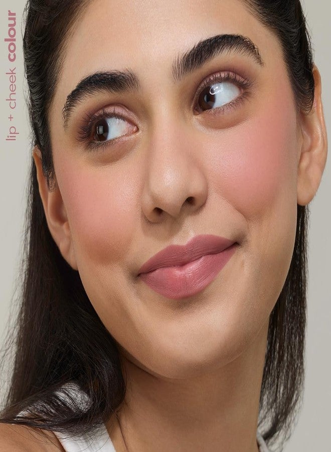 Ruby's Organics Ruby’s Organics OneStick Lipstick for Women-Blurr, Lip and Cheek Colour Crayon, Matte Finish, Lip Makeup- Enriched with Antioxidants and Vitamins, Chemical Free- Clay Pink - Image 2