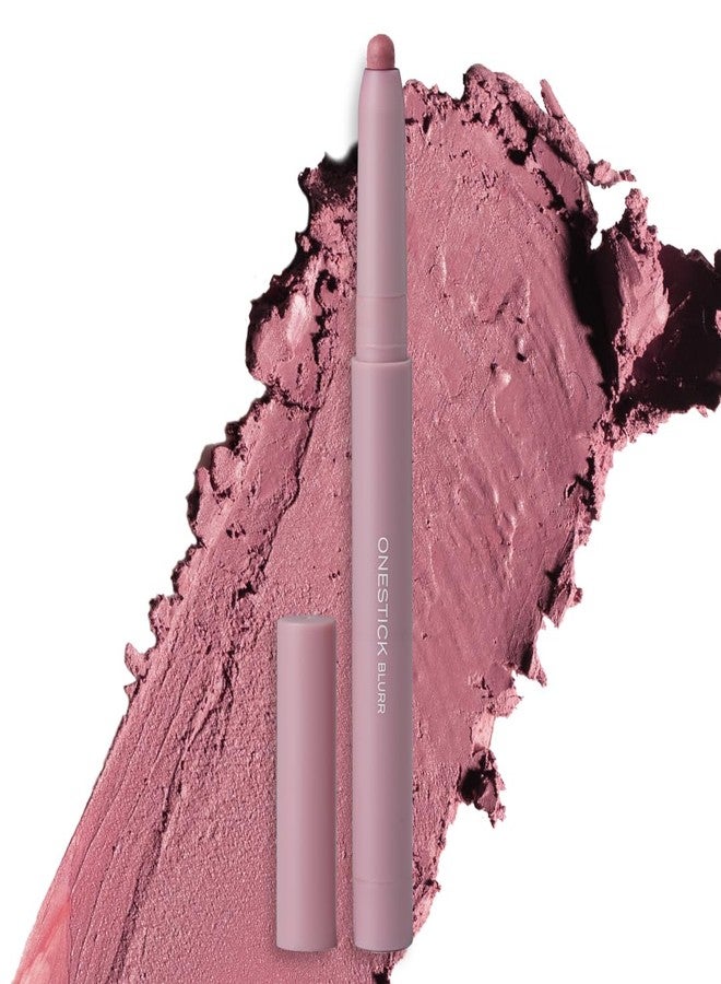 Ruby's Organics Ruby’s Organics OneStick Lipstick for Women-Blurr, Lip and Cheek Colour Crayon, Matte Finish, Lip Makeup- Enriched with Antioxidants and Vitamins, Chemical Free- Clay Pink - Image 1