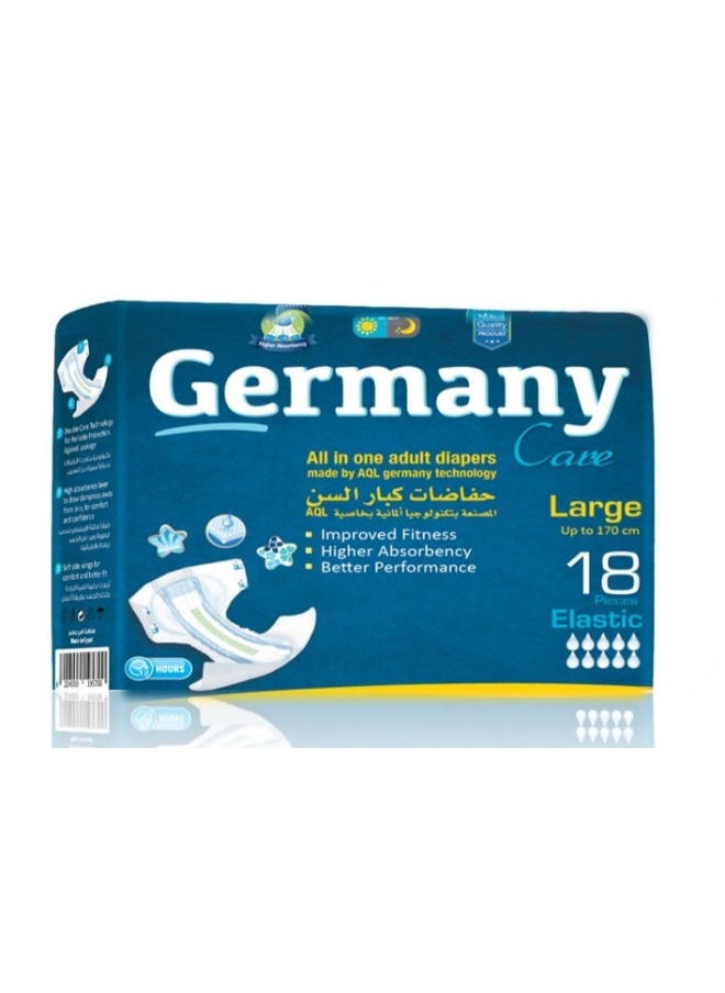Germany 18 Pieces Adult Diapers Size Large 