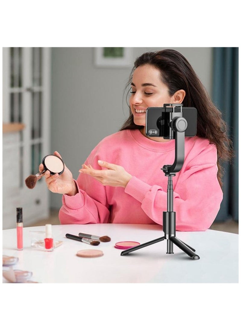 Generic - Bluetooth Selfie Stick Tripod with Remote Control 360° Rotation Selfie Stick Monopod Wireless for Most iPhone Android Smartphones - Image 1