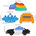 Aunifun 4 Pack Push Pop Bubble Sensory Fidget Toys Simple Fidget Toy Pack Bubble Popper Silicone Squeeze Toy Stress Relief Hand Toys Party Favors - Image 4