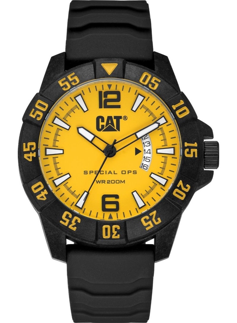 CATERPILLAR ساعة CAT Special OPS 4 للرجال، علبة 45.5 مم K4.121.21.731 - Image 2