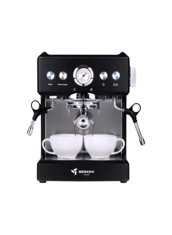 MEBASHI Commercial Coffee Machine, 2.1L Capacity, 20 Bar Pressure, (ME-CCM2051) 1350 W(Black) - Image 1