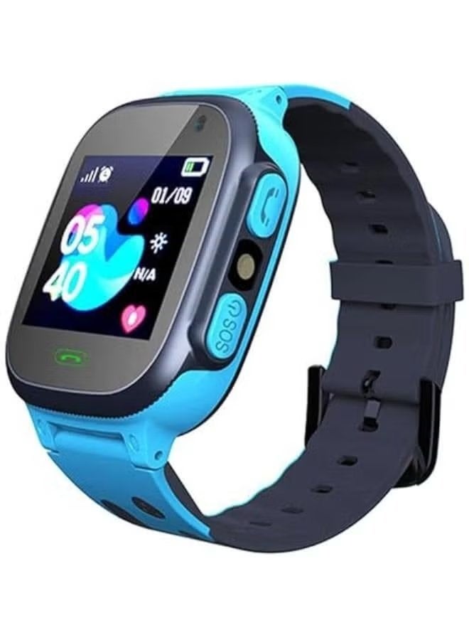 نابي Waterproof Z4 Kids Smart Watch | 2-Way Voice Call, SOS Safety, GPS-Style Location Support, Room/Class Mode, HD Touchscreen, Long Battery Life, Perfect Birthday Gift for Boys & Girls - Image 1