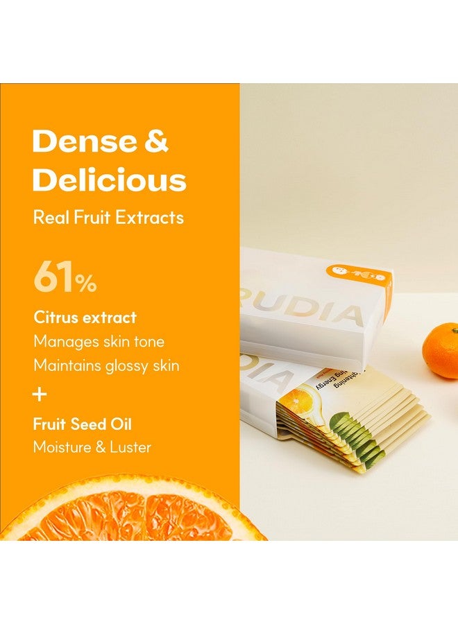 فروديا قناع فروديا ويلكوس لتنقية البشرة بالحمضيات | قناع فيتامين سي للوجه مع خلاصة قشر اليوسفي، وفيتامين سي نباتي، وميلا-زيرو | قناع كوري للعناية بالبشرة | قناع فيتامين سي للبقع الداكنة (عبوة من ١٠ قطع) - Image 3