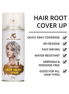 AMYTIS GARDEN Hair Colouring Spray  Color Grey 135ml  - Image 4