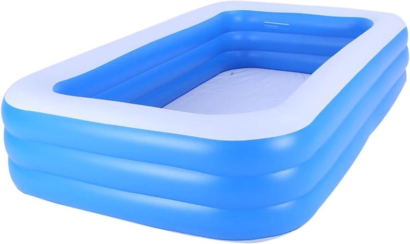 TDOO Inflatable Swimming Pool- Kiddie Pool 82.7" X 59" X 23.6",Durable and Thickened Design for Kids,Toddlers and Adults, Ideal for Ou r, Garden, Backyard(210 * 150 * 60CM) - Image 1