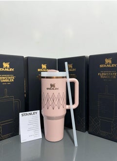 Stanley Quencher H2.0 FlowState Stainless Steel Vacuum Insulated Tumbler with Lid and Straw for Water, lced Tea or Coffee, Smoothie and More, 40 oz